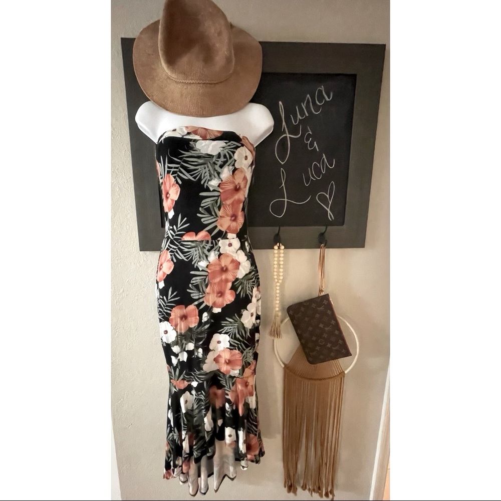 Strapless, summer dress